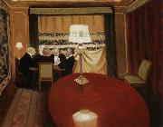 Felix Vallotton The Poker Game oil